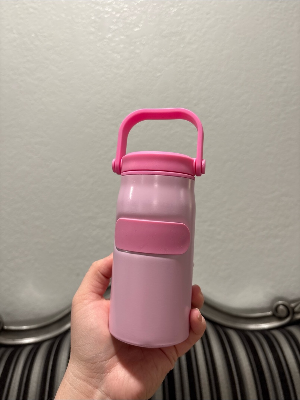 Source Unknown Pink Kids Water Bottle